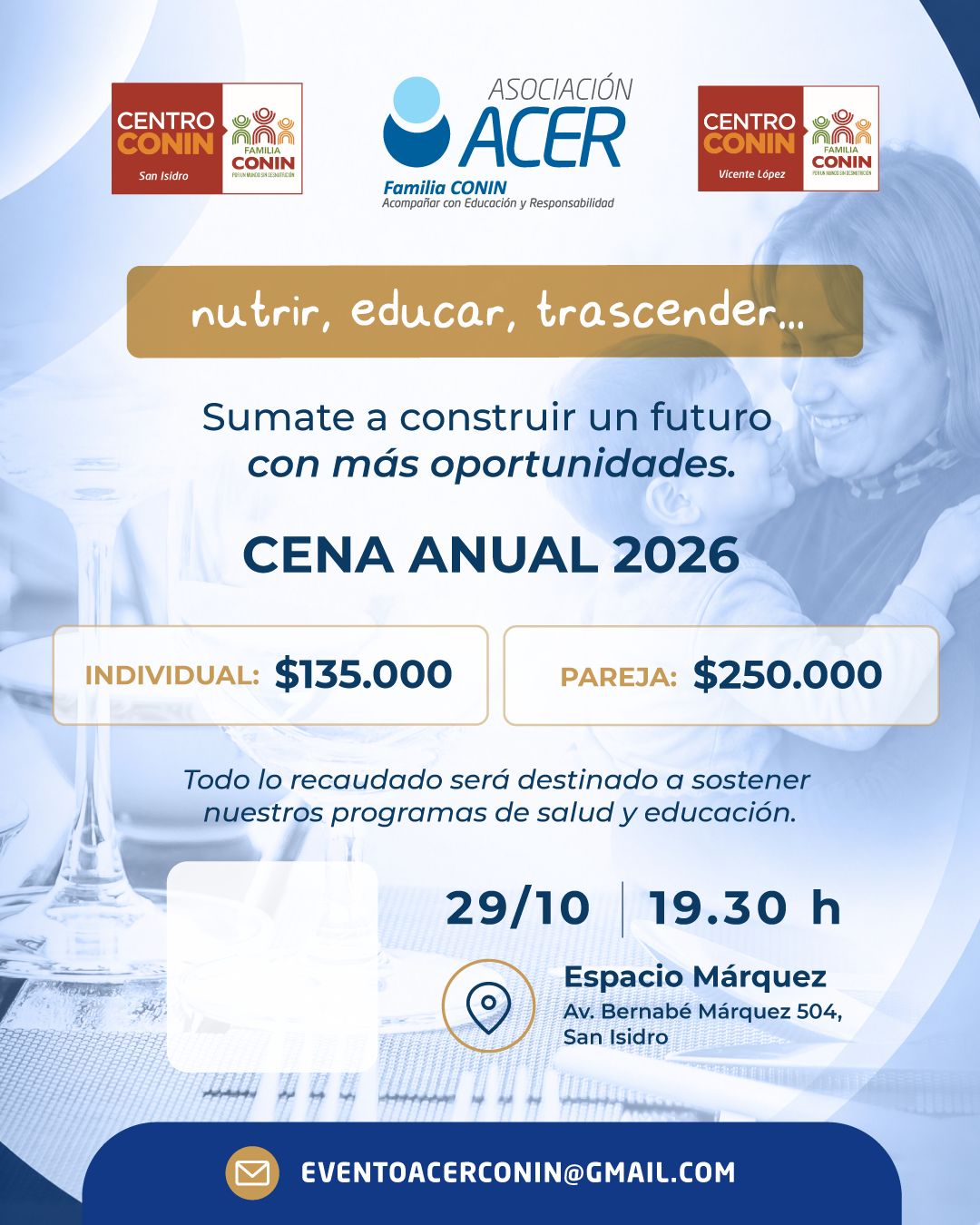 Cena Anual 2026 - Asociación ACER